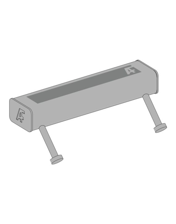 12" HSS Tube Embeds with (2) 45 Degree 3" Studs