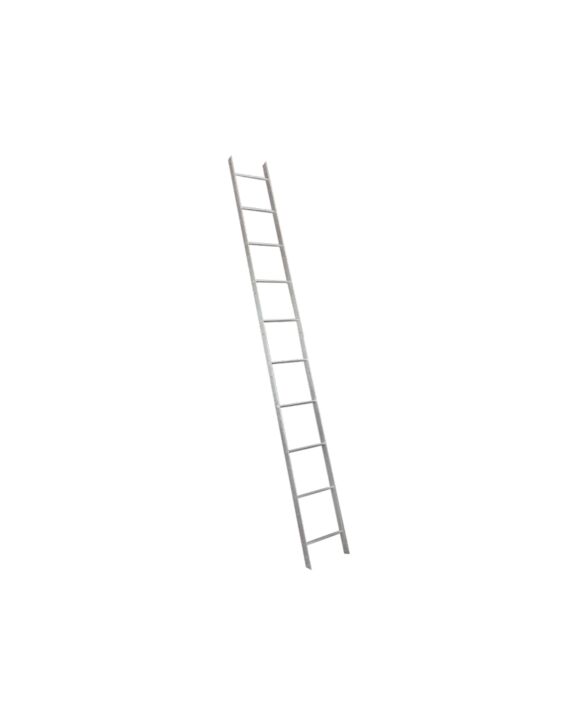 10ft Heavy Duty (18" wide) Climbing Ladder Galvanized with Hardware