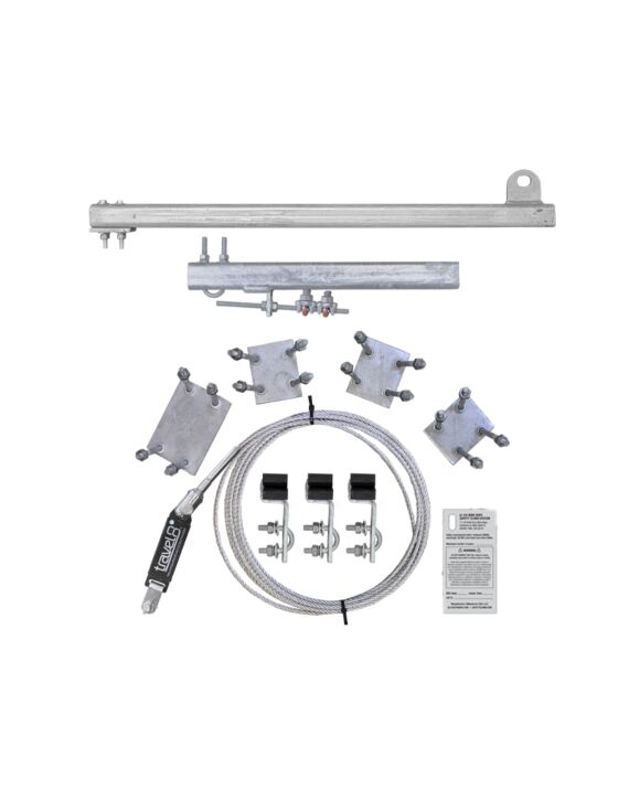 410ft Ladder Mount Safety Climb System HDG with Galvanized Cable