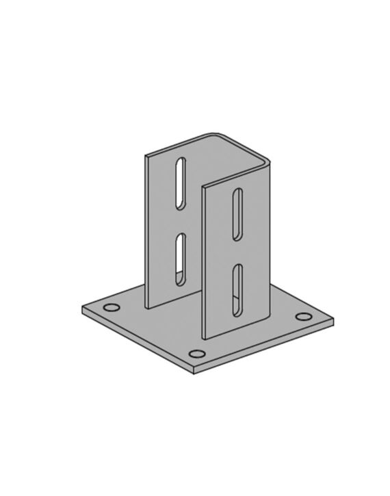 4" NexSpan2™ F Series Post Base B24