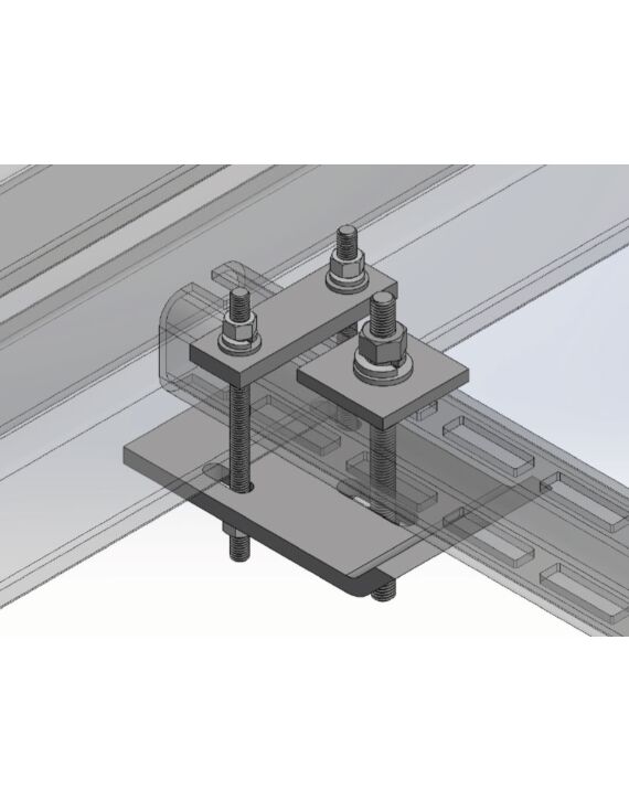 3" NexSpan2™ H Series Universal Clamp, HDG - 100 Kits per Crate