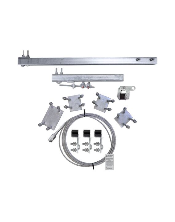 270ft Ladder Mount Phoenix Climb System HDG with Stainless Steel Cable 60" Extended Top Bracket