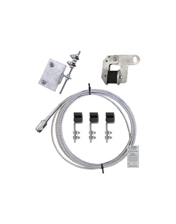 210ft Pole Mount Phoenix Climb System HDG with Galvanized Cable