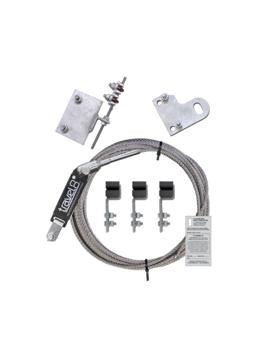 200ft Pole Mount Safety Climb System HDG with Stainless Cable