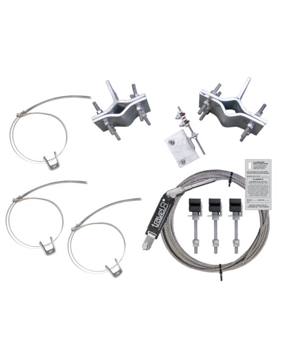 50ft Round Climb Leg Safety Climb System HDG with Stainless Cable