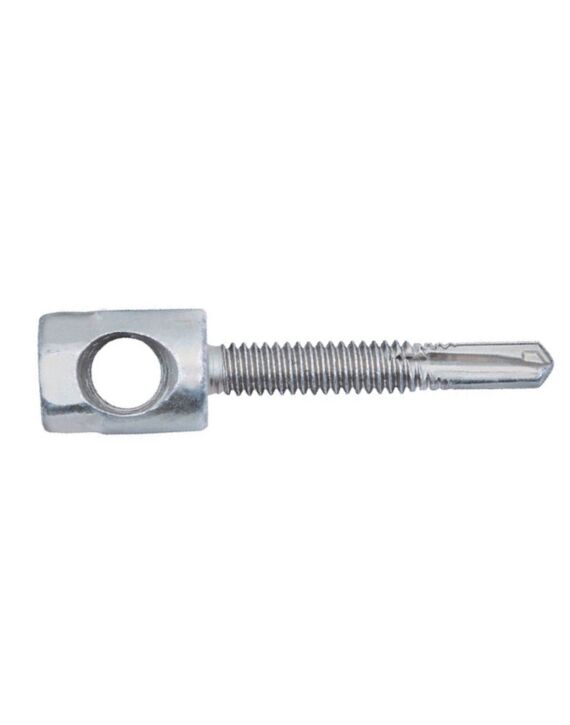 1/4-20 x 1 Horizontal AF Rod Hanger for Steel, 3/8" Rod Size, #3 Drill Point 50/Box - 750/Ctn (Uses 1/2" Socket)