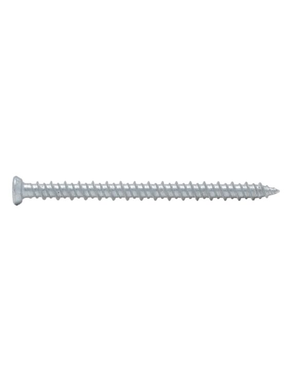 1/4 x 4 (7.5 x 100mm) Flat Undercut Torx (T30) Concrete Screw Gray Galvanized 100/Box - 1000/Ctn