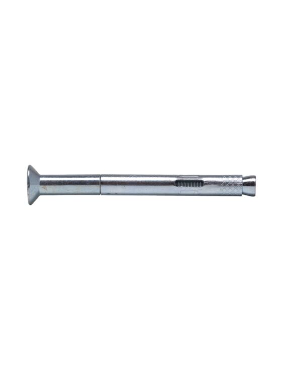 3/8 x 6 Flat Phillips Head Sleeve Anchor Zinc 50/Box - 250/Ctn