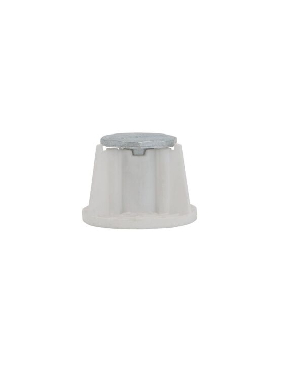 PFM2501438NN 1/4-3/8" Pan-Knocker II+ Multi Low Profile Concrete Insert White 100/Box