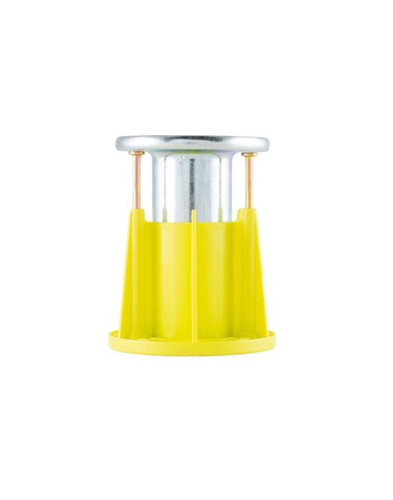 PFM2610012 1/2" Wood-Knocker II+ Push-In Thread Concrete Insert Yellow 50/Box