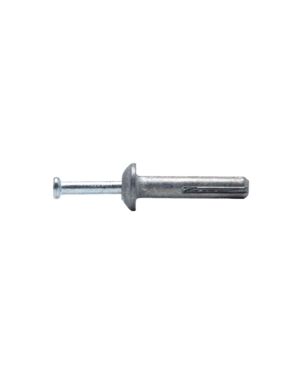 1/4 x 1 Zamac Hammer Drive Anchor 100/Box - 1000/Ctn
