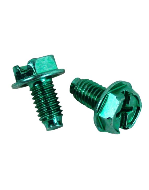 Hex Washer Phillips Head Ground Screw Zinc Green