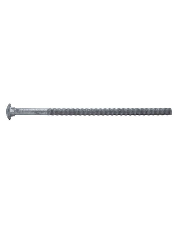 1/2-13 x 12 Carriage Bolt A307 Galvanized 15/Box