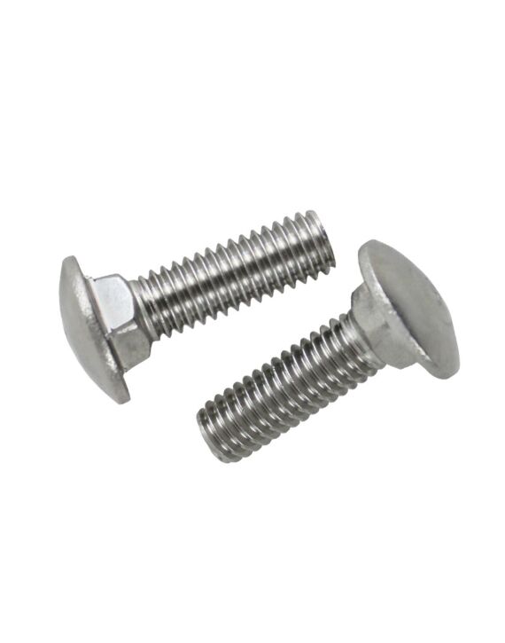 3/8-16 x 1-1/2 Carriage Bolt Gr 18.8 Stainless Steel 100/Box