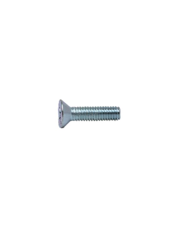 6-32 x 3/4 Flat Phillips Head Machine Screw Zinc 100/Box