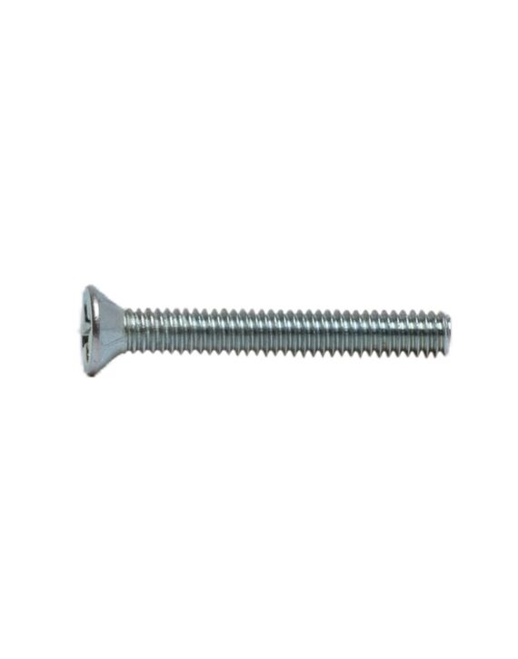 6-32 x 1-1/4 Flat Phillips Head Machine Screw Zinc 100/Box