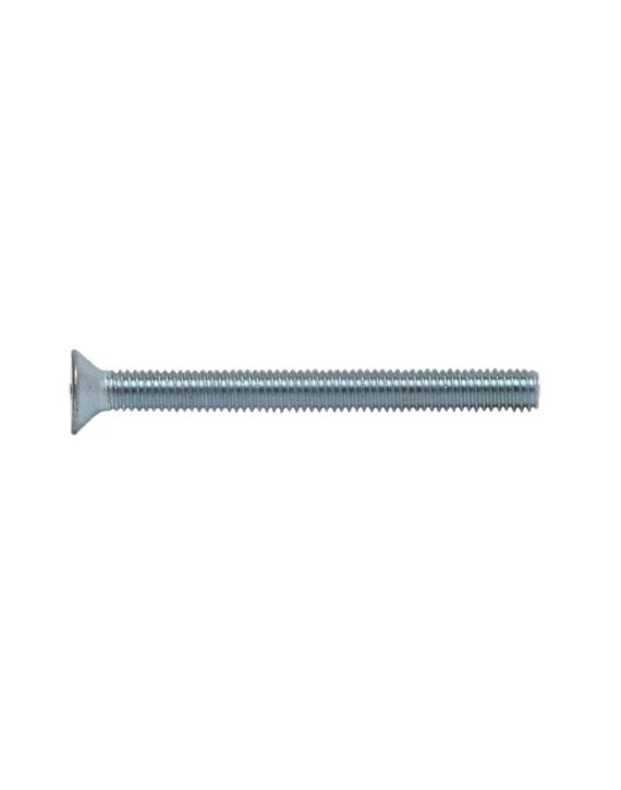 3/8-16 x 2 Flat Phillips Head Machine Screw Zinc 100/Box