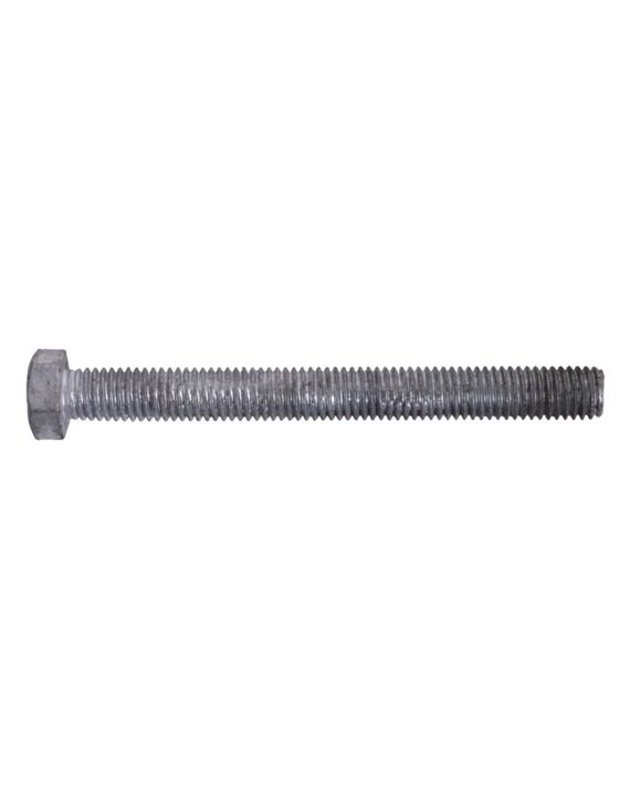 1/2-13 x 6 Hex Tap Bolt, Full Thread, Grade 5 Galvanized