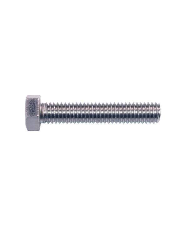 1/4-20 x 2-1/2 Hex Tap Bolt, Full Thread, Gr 18.8 Stainless Steel 100/Box