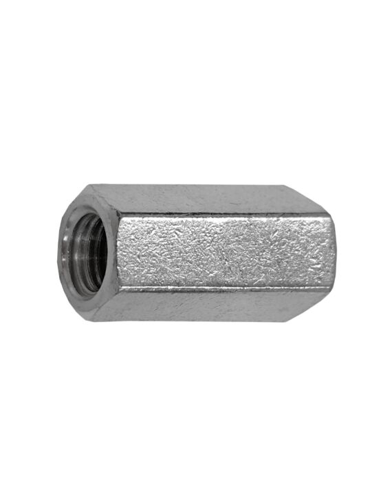 3/8-16 x 1-1/8 Rod Coupling Nut Gr 304 Stainless Steel 100/Box