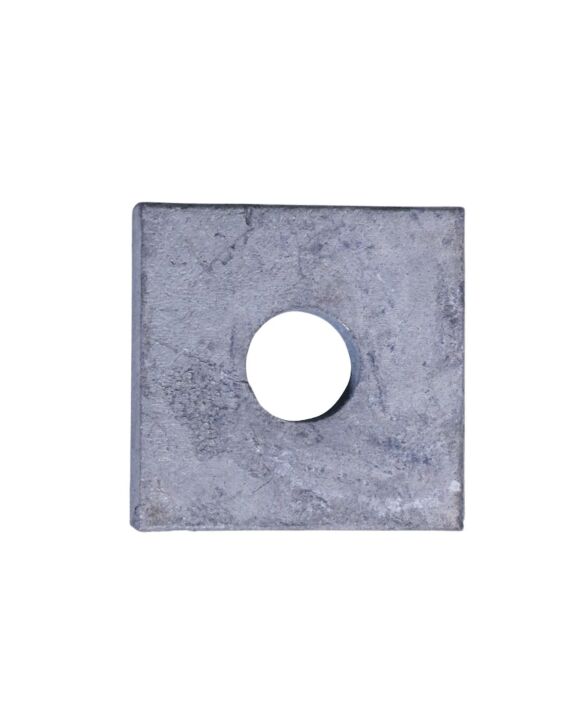 1/2 x 4 x 4 Square Washer Galvanized A36 w/ 13/16 Hole