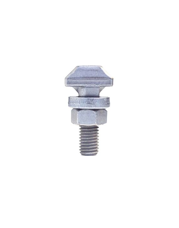 M12 x 40mm Flat Collar Washer T-Lock Bolt Zinc Nickel