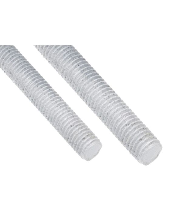 1-8 x 6ft Threaded Rod HD Galvanized 3/Tube