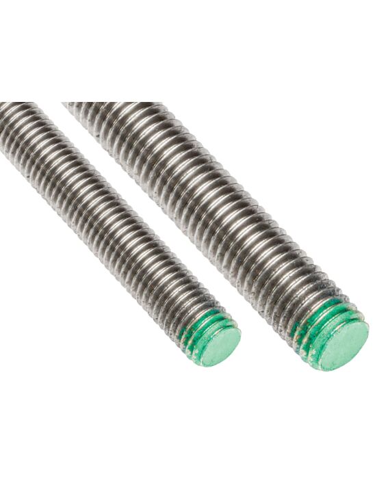 3/8-16 x 6ft Threaded Rod Gr 304 Stainless Steel 25/Tube