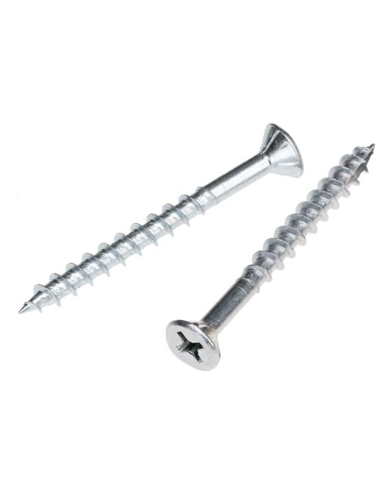 Flat Phillips Head Spur Screw Zinc