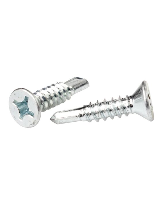 Flat Phillips Self Drilling Screw Zinc