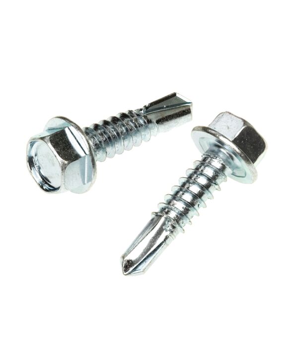 Hex Washer Self Drilling Screw Zinc