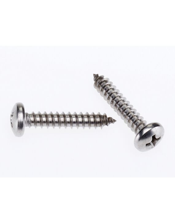 Pan Phillips Sheet Metal Screw Type AB 18-8 Stainless Steel