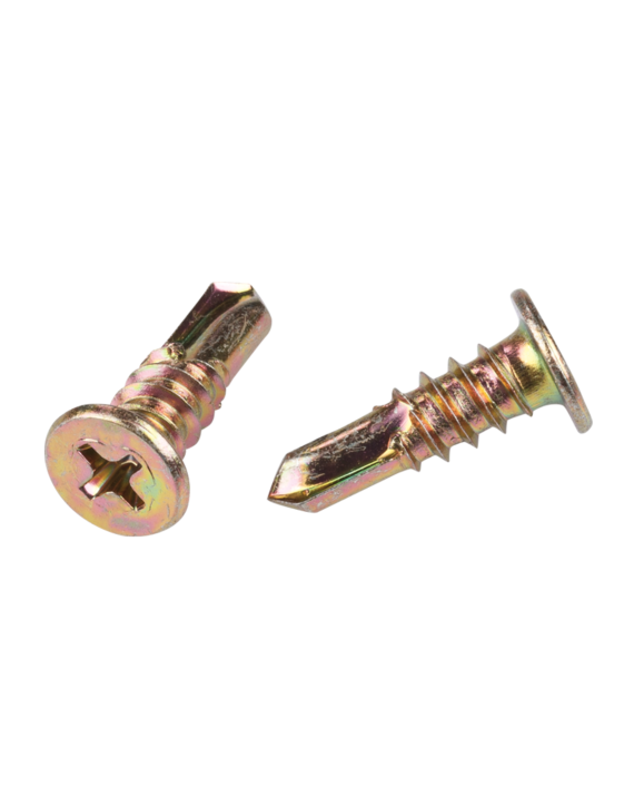 Flat Top Self Drilling Screw - Zinc