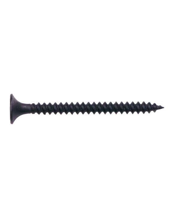 6 x 1-5/8 Drywall Screw Bugle Phillips Fine Thread Black Oxide 100/Box - 2500/Ctn