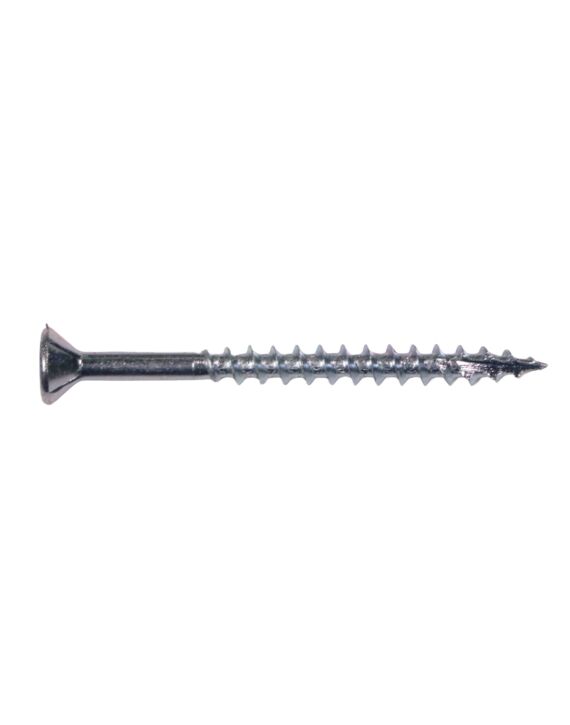 8 x 2 Flat Phillips Head Spur Screw Nibs Type 17 Zinc 100/Box