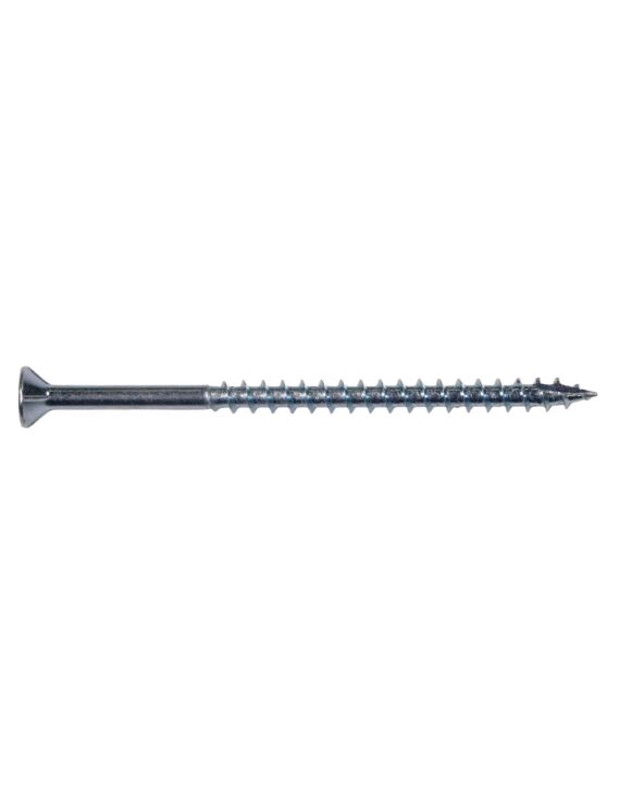 8 x 3 Flat Phillips Head Spur Screw Nibs Type 17 Zinc 100/Box