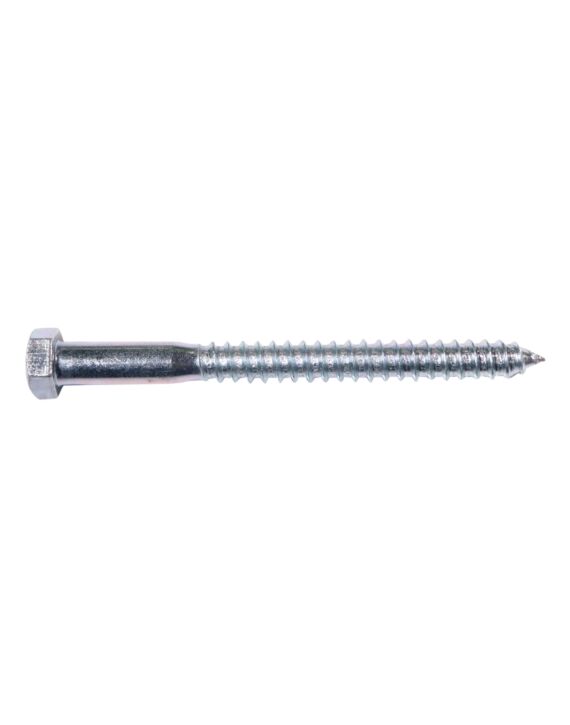 1/2 x 5-1/2 Hex Lag Screw Zinc 25/Box