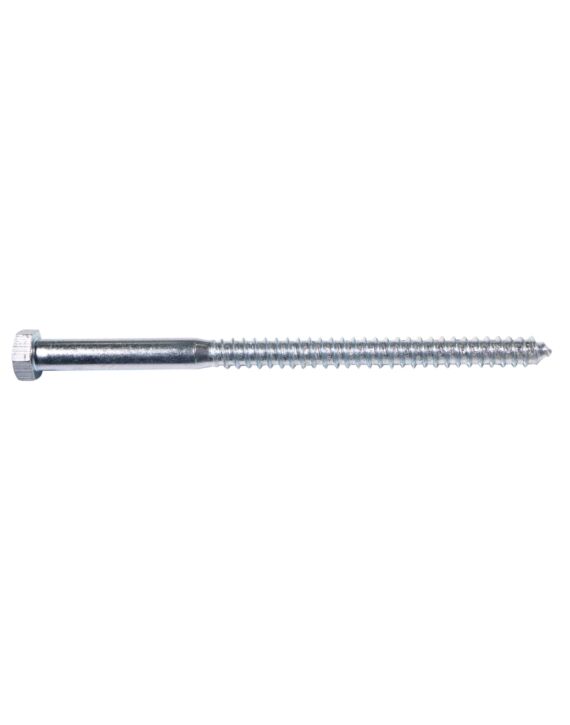 1/2 x 8 Hex Lag Screw Zinc 25/Box