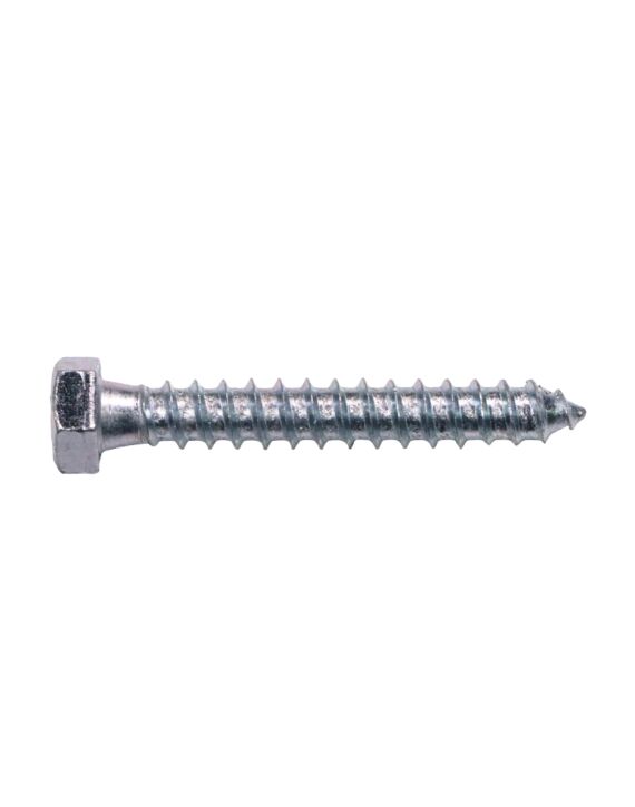 3/8 x 2-1/2 Hex Lag Screw (Full Thread) Zinc 50/Box - 500/Ctn