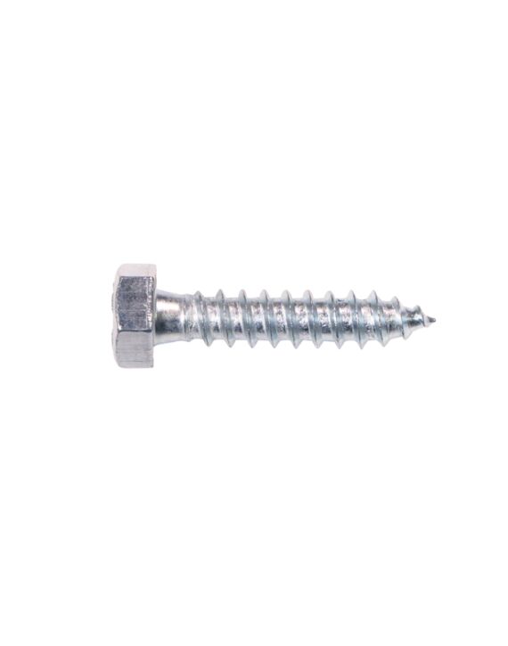 5/16 x 1-1/2 Hex Lag Screw Zinc 100/Box