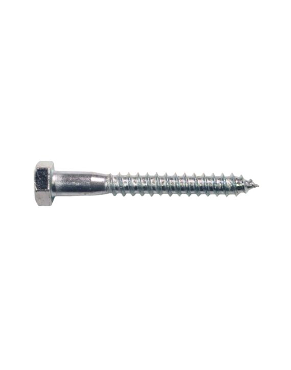 5/16 x 2-1/2 Hex Lag Screw Zinc 100/Box