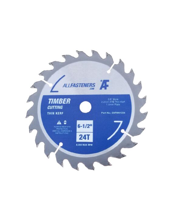 6-1/2 x 5/8DK x 24T Carbide Tipped Circular Saw Blade For Wood Framing 25/Box