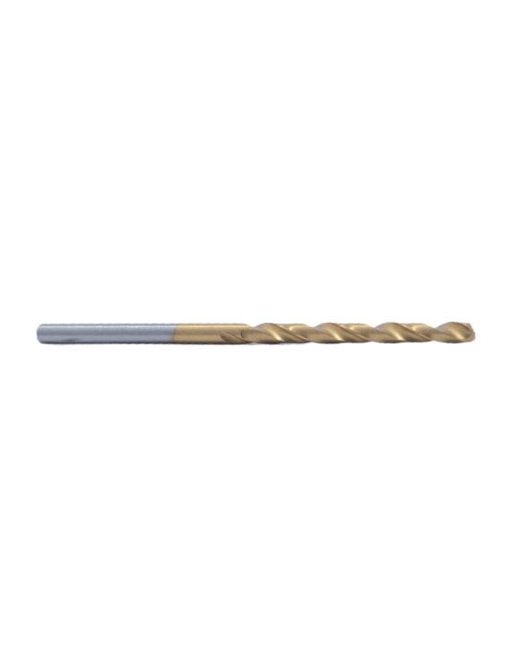 No 36 Jobber Drill Bit Gold Wire Tin-Coated 135 Degree Split Point 10/Pack