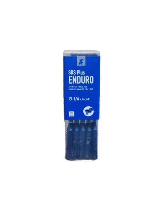 5/16 x 6-3/4 Enduro SDS-Plus 3 Cutter Hammer Drill Bit (25-Pack) SOLD BY THE PACK