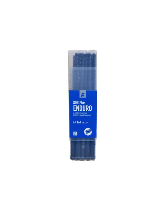 3/16 x 8-3/4 Enduro SDS-Plus 3 Cutter Hammer Drill Bit (25-Pack) SOLD BY THE PACK