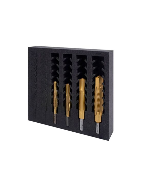 HMT VersaDrive HD Combi Drill-Tap Set, 1/2, 5/8, 3/4, 1” UNC Combi Drill Taps
