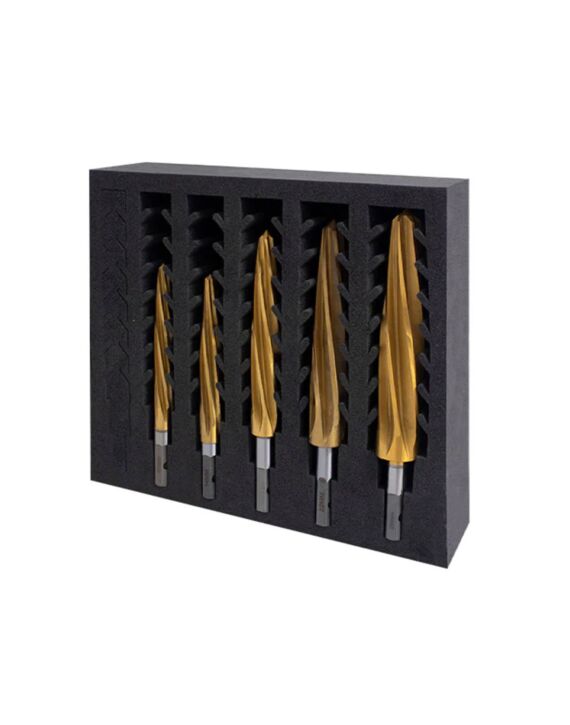 HMT VersaDrive Impact Reamer Set, 1/2, 5/8, 3/4, 7/8, 1-1/16"