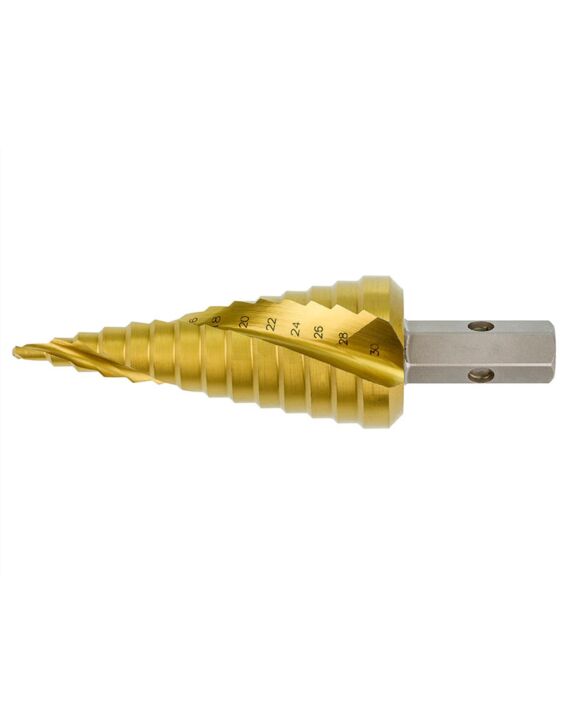 HMT Versarive Step Drill 3/16-1/2" (1/16" Increments)