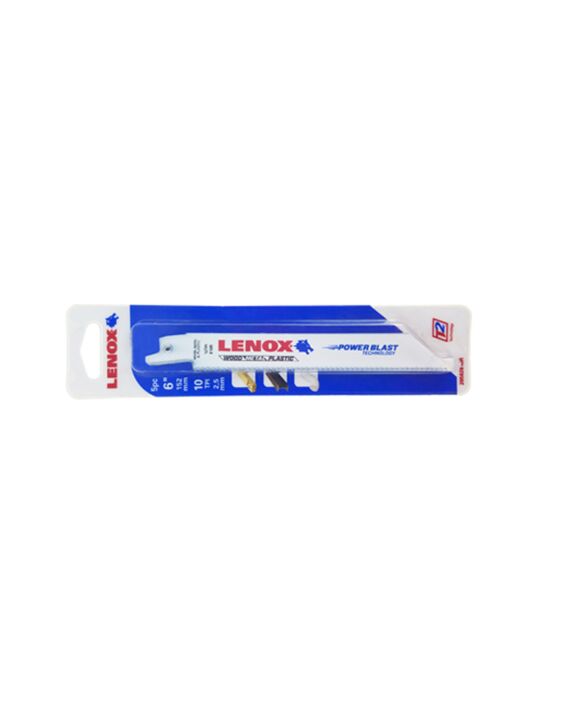 6 x 6T Lenox Wood Recip Blades 5/Pack