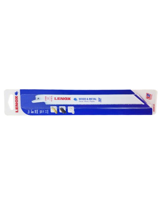 9 x 6T Lenox Wood Recip Blades 5/Pack